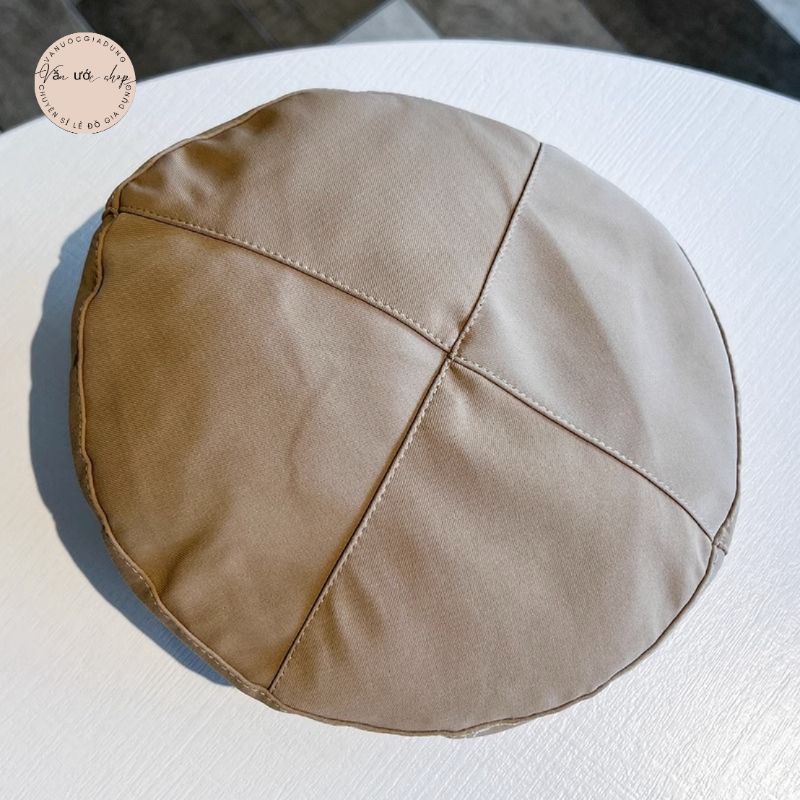 Mũ Beret Mỏng Ba Chiều In Họa Tiết Hoa Phong Cách Hàn Quốc Cổ Điển Thời Trang Xuân Hè Dành Cho Bạn Nữ