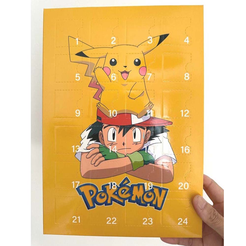 2023 Pokemon Christmas Advent Calendar 24pcs Pikachu Anime Action Figures Children Toys for Boys Girls New Years