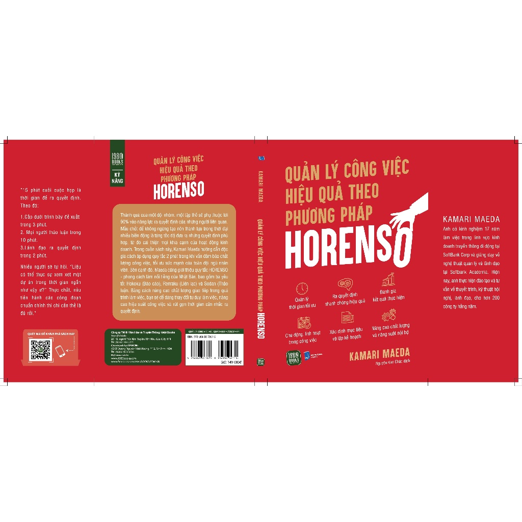 Sách - Quản Lý Công Việc Hiệu Quả Theo Phương Pháp Horenso