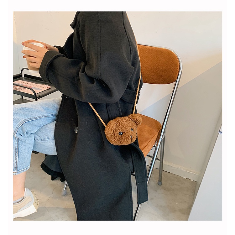 Thời Trang Túi Đeo Chéo mini Họa Tiết Hoạt Hình Xinh Xắn Dành Cho Nữ