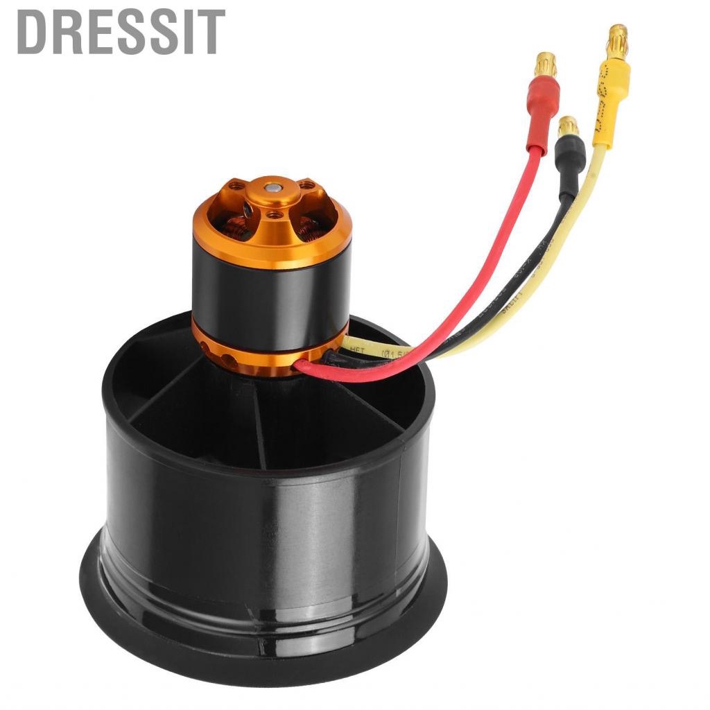 Dressit RC Ducted Fan  25.8m Motor Diameter Dynamic Balance 2 Blades with Brushless for Models