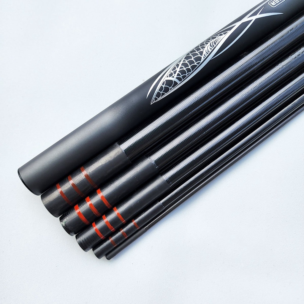 Cần câu tay Huyền Vũ 8H bản săn hàng carbon cao cấp bảo hành chính hãng