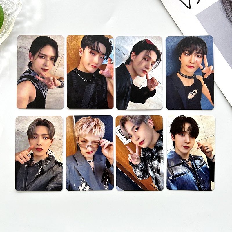 Bộ Thẻ Hình Nhóm Nhạc kpop ateez Độc Đáo