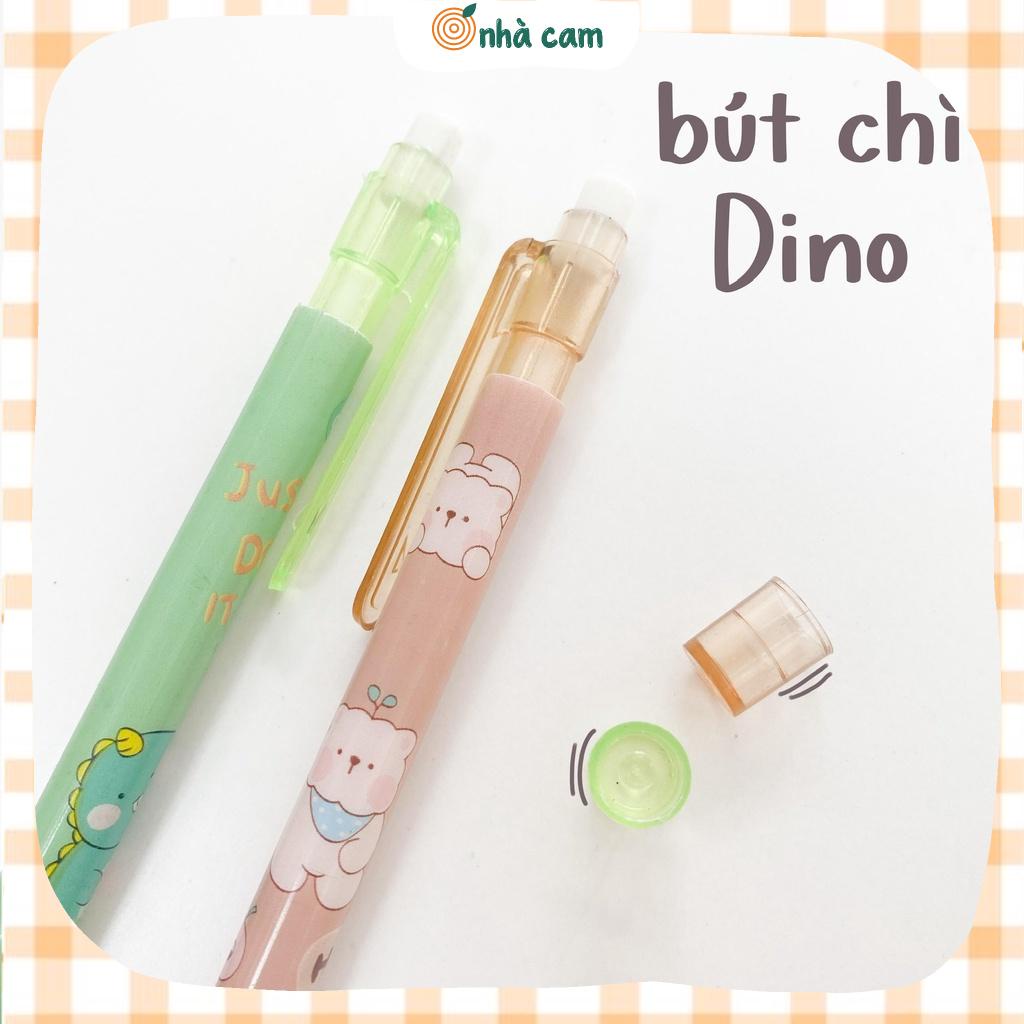 Bút Chì Kim Dino Ngòi 0.5mm Nhà Cam