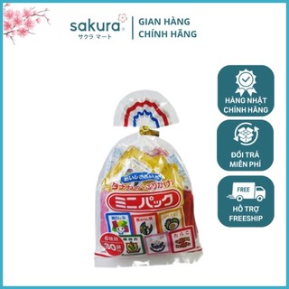 Set 30 gói gia vị rắc cơm 6 vị- Hàng nội địa Nhật Bản