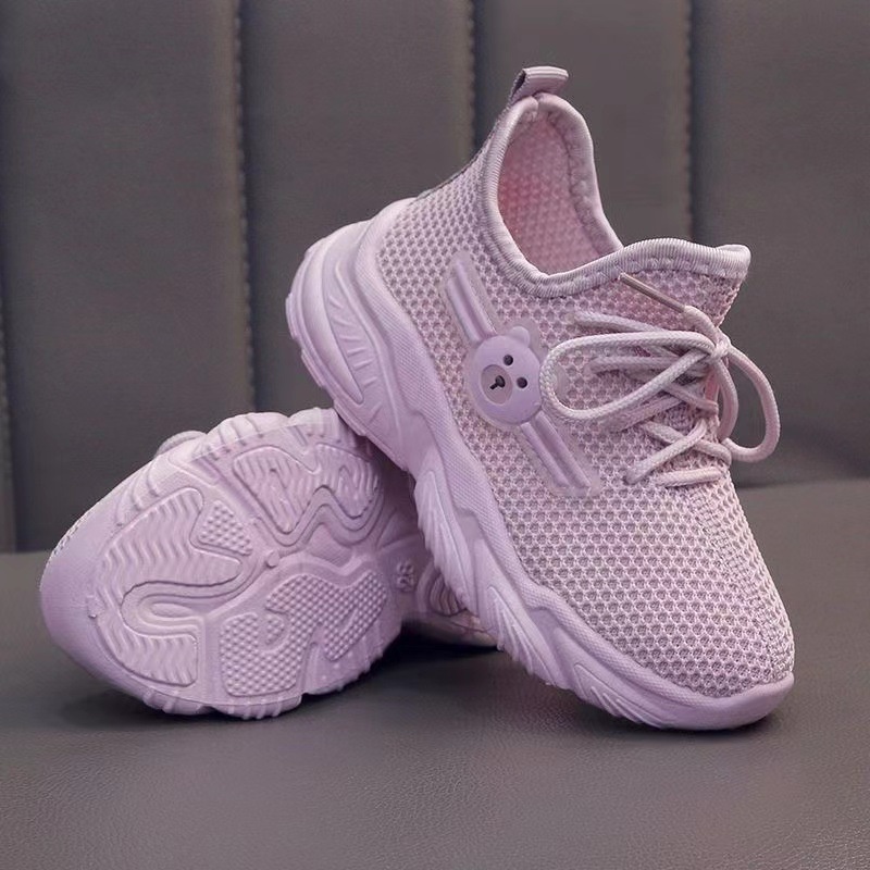 Giày Chạy Bộ Thoáng Khí Thời Trang Hàn Quốc Cho Bé Trai Bé Gái