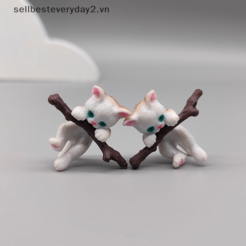 Dây Treo Trang Trí Bể Cá Hình Mèo Hoạt Hình Bằng Nhựa resin Sáng Tạo