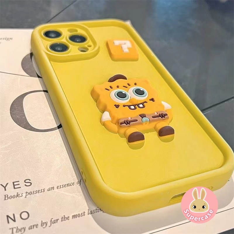 Hoạt Hình Ốp Điện Thoại Silicon Hình spongebob Cho xiaomi 12t redmi k60e k50 k30 pro k50 ultra k40s