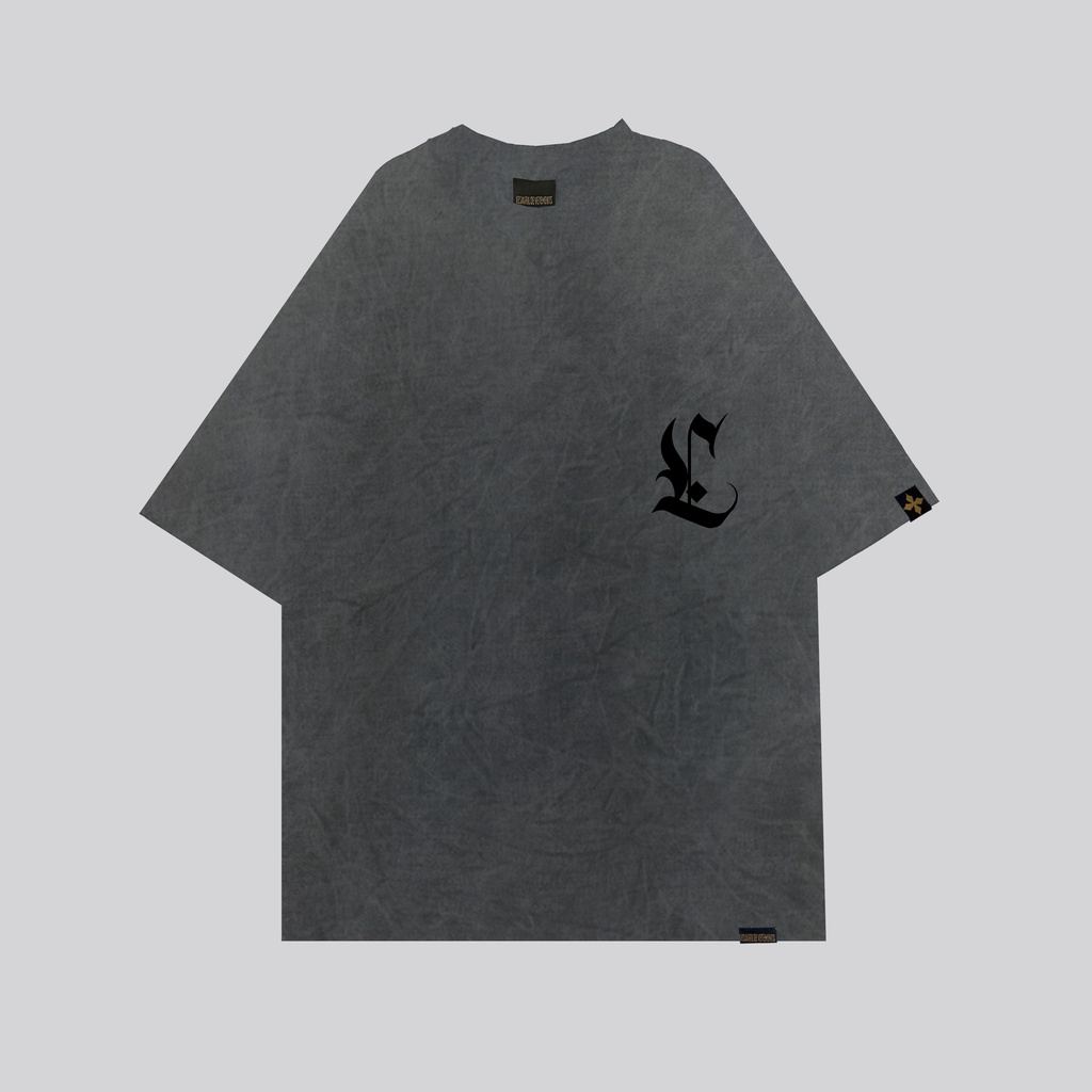 Áo thun Lesavril de Vetements Washed Signature - Cement