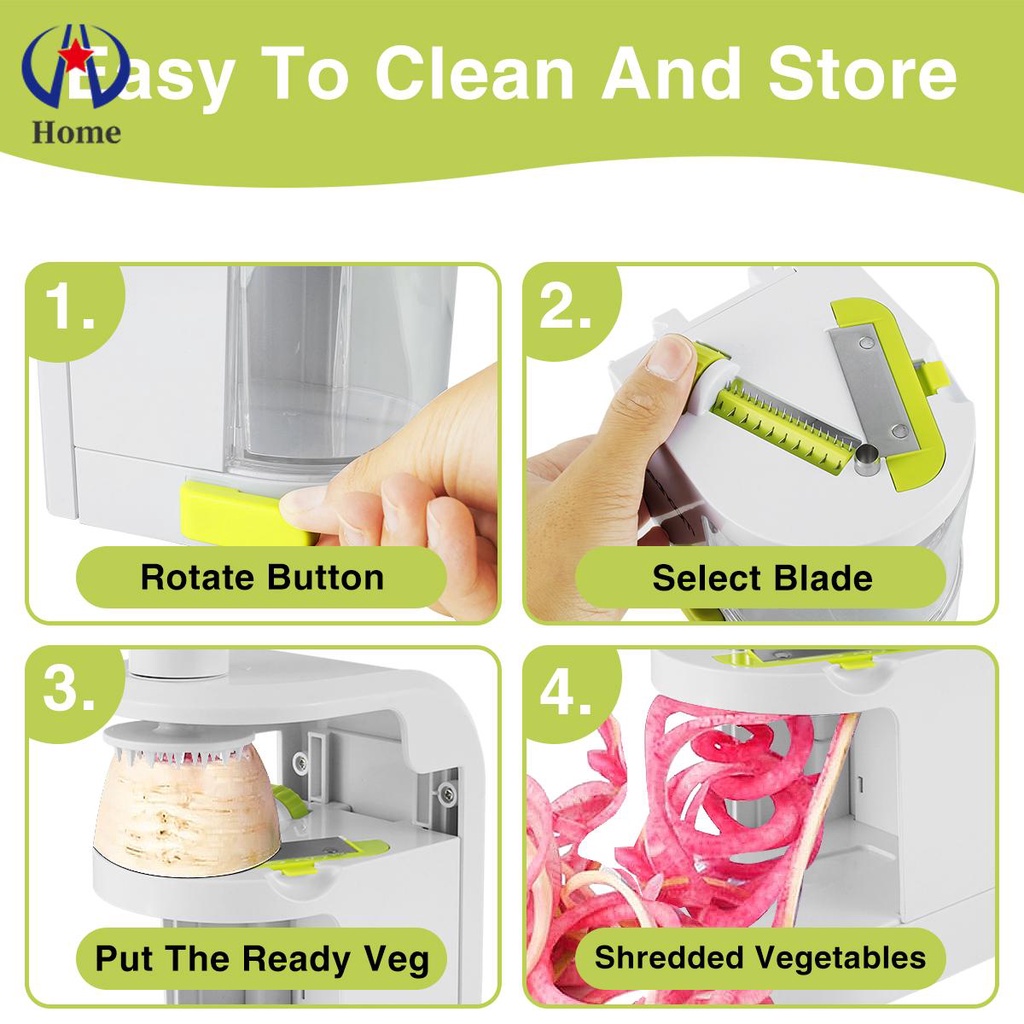 Máy Cắt Rau Củ Quả 4 Trong 1 Có Giác Hút Mạnh Mẽ onion potato shopskc4520