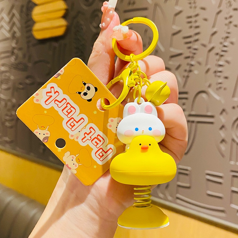 Hoạt Hình Móc Khóa Lắc Tạo Hình Thú Cưng Dễ Thương