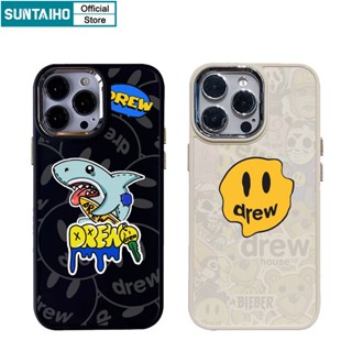 Suntaiho ốp lưng iphone sang chảnh Ốp Điện Thoại silicon Mềm Chống Sốc In Hình Cá Mập graffiti Cho iphone 16 15 14 12 13 11 pro max ip 7 8 plus x xs xr xsmax