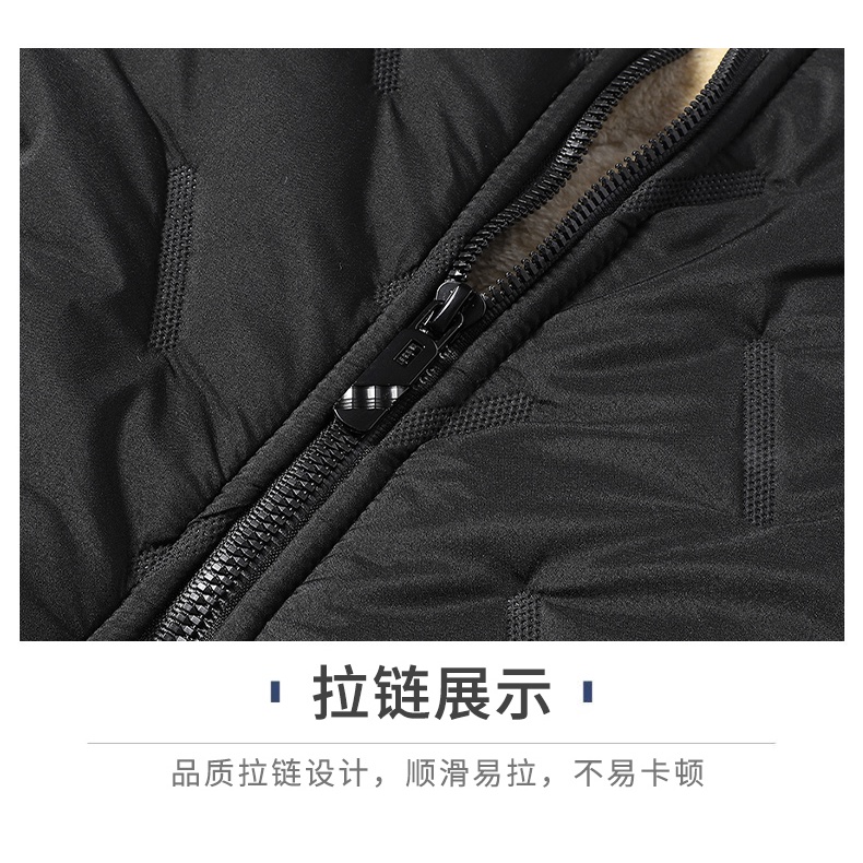 Áo Khoác Lót Nhung Dày Dặn Chống Gió Thời Trang Thu Đông Hàn Quốc Cho Nam Giới
