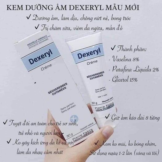 Kem dưỡng Dexeryl Sans parfum (Tuýp)