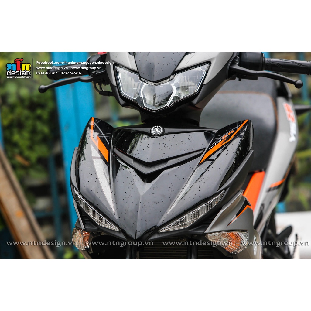 Tem rời Exciter 150 xám cam đen - mẫu Y15ZR 2023 siêu hot