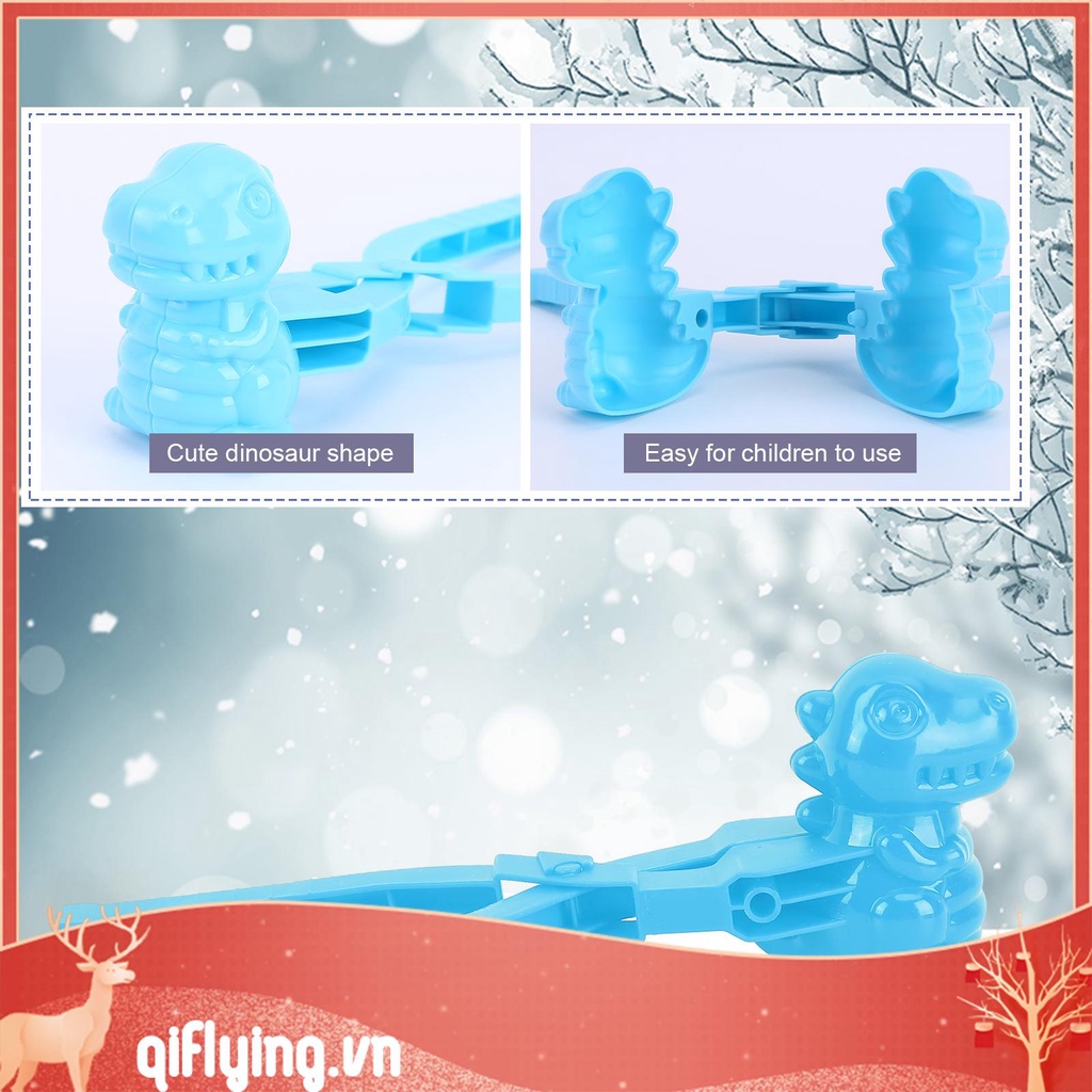 Kẹp Gắp Bóng Tuyết Hình Rồng diy Có Tay Cầm Cho Trẻ Em