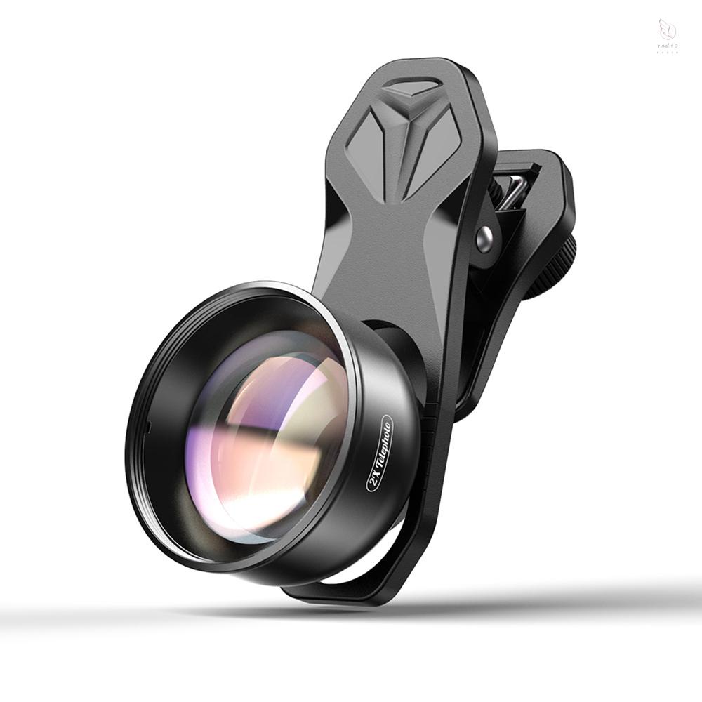 Ống kính Telephoto điện thoại K&F CONCEPT Apexel HB2X nhiều lớp 2X thích hợp cho iPhone X/Xs/8P Samsung Huawei Xiaomi