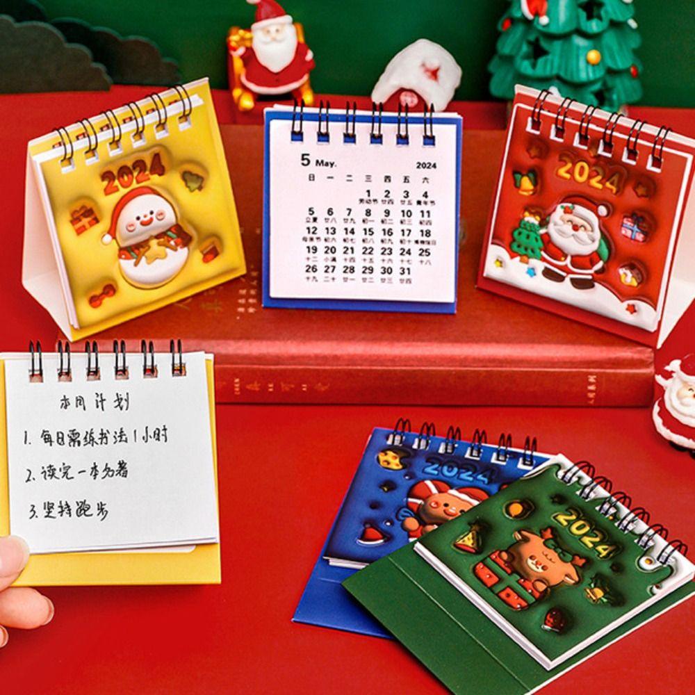 Conopery Lịch Để Bàn Năm 2024 Thiết Kế Đơn Giản Dùng Trang Trí Văn Phòng / Trường Học