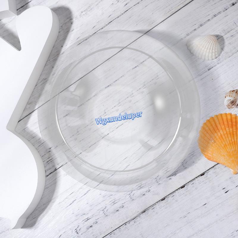 Bình Hoa Thủy Tinh Trong Suốt Hình Cầu Tròn