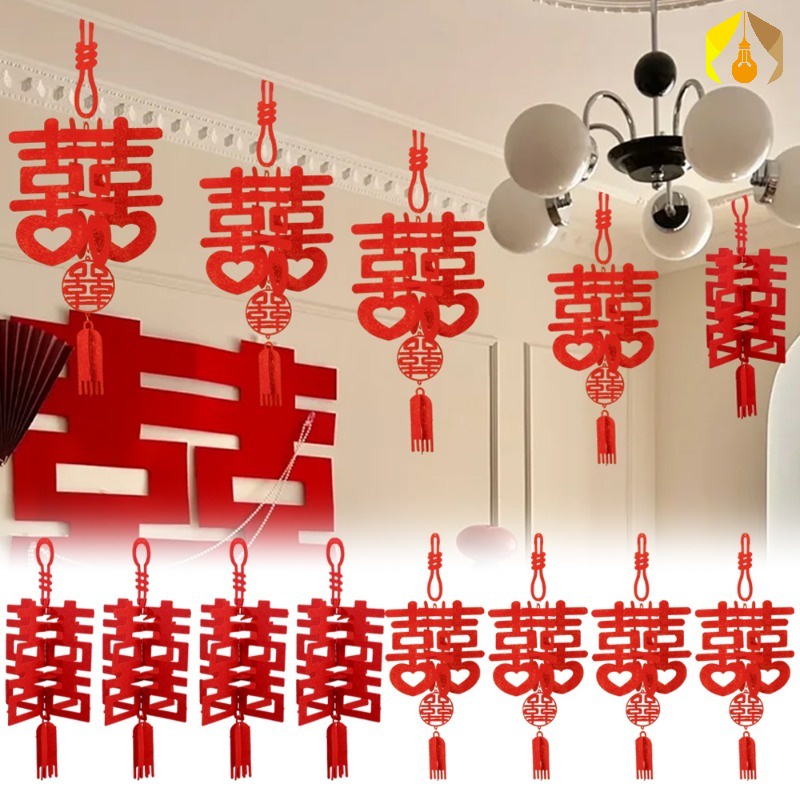 Lồng Đèn Đỏ 3d Treo Trang Trí Phòng