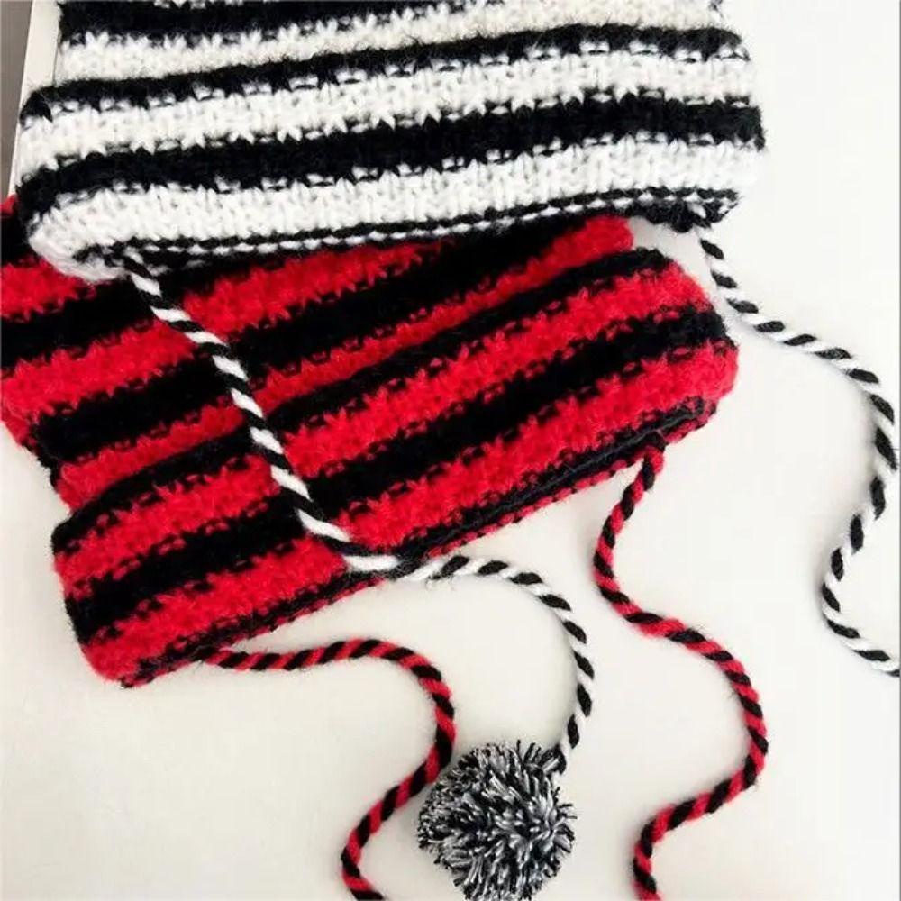 Mũ Len beanie Đính Quả Bông Dễ Thương y2k