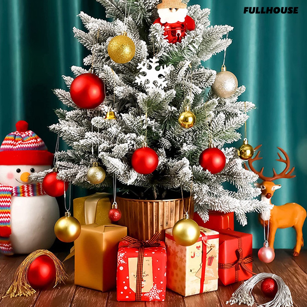 ❅Set 100 Quả Châu Có Dây Treo Dùng Trang Trí Giáng Sinh