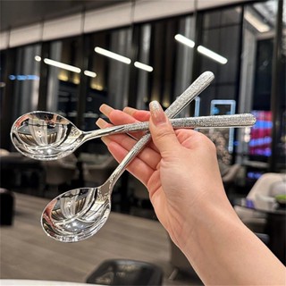 MUỖNG CÁN SẦN (M49) Inox Dễ dàng làm sạch Muỗng cơm Chất liệu cao cấp sang trọng