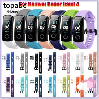 Dây đeo silicon mềm nhiều màu cho đồng hồ thông minh Huawei Honor Band 4