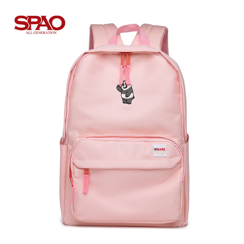 Spao Ba Lô Đựng laptop Chống Thấm Nước In Hình we bare bears
