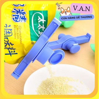 Kẹp miệng túi thực phẩm cao cấp có nắp đậy tiện lợi