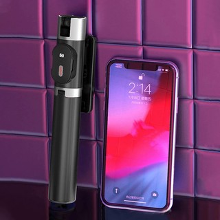 Gậy tự sướng bluetooth 4 trong 1 có nút nhấn và nút đỡ điện thoại giá đỡ