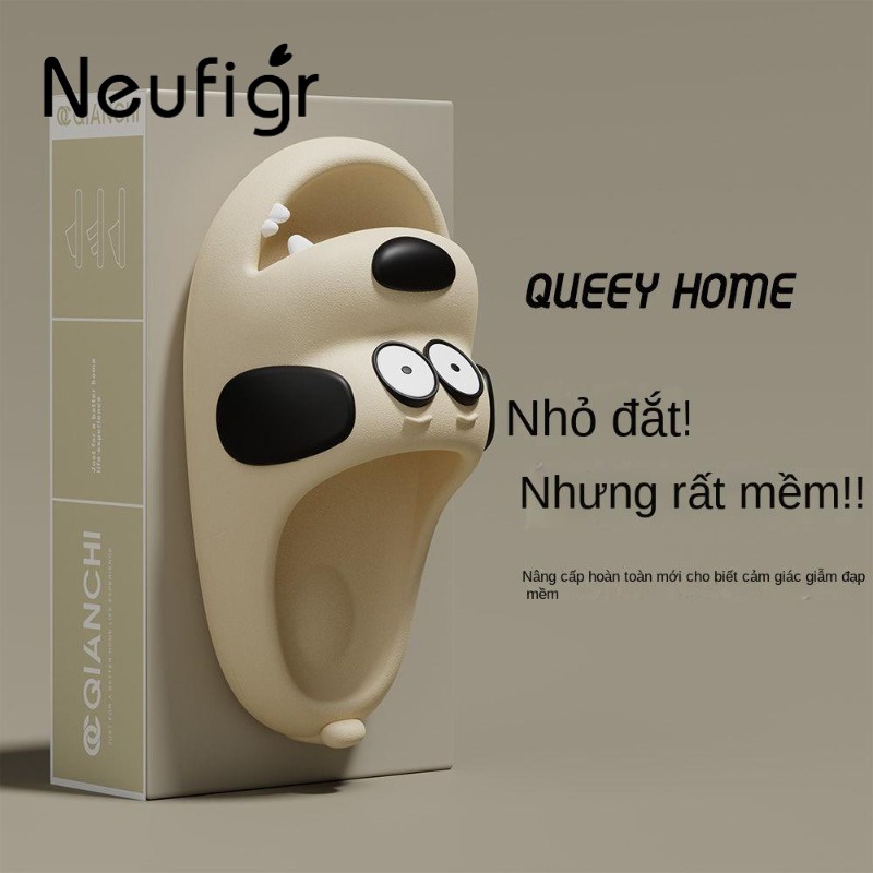 Dép Đi Trong Nhà Đế Dày Chống Trượt Thoải Mái In Hình Chó Pug Hoạt Hình Thời Trang Mùa Hè Cho Cặp Đôi