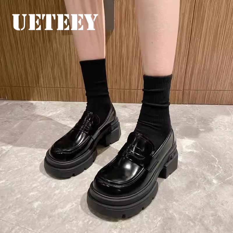 UETEEY  giày búp bê Mary Jane Lolita Đế da mềm đế êm thời trang Nhẹ nhàng Thanh lịch Đa dụng Đẹp mắt Phóng khoáng FLF23B0SA4 47Z231122