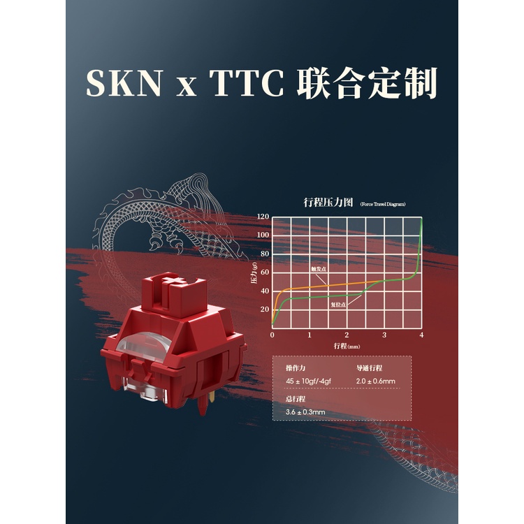 Skn qinglong Bàn Phím Cơ Không Dây Chất Lượng Cao