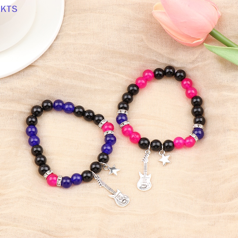 Kts 1 Cặp Vòng Tay Chuỗi Hạt Lấy Cảm Hứng Từ tv girl Thích Hợp Làm Quà Tặng Cho Bạn Thân