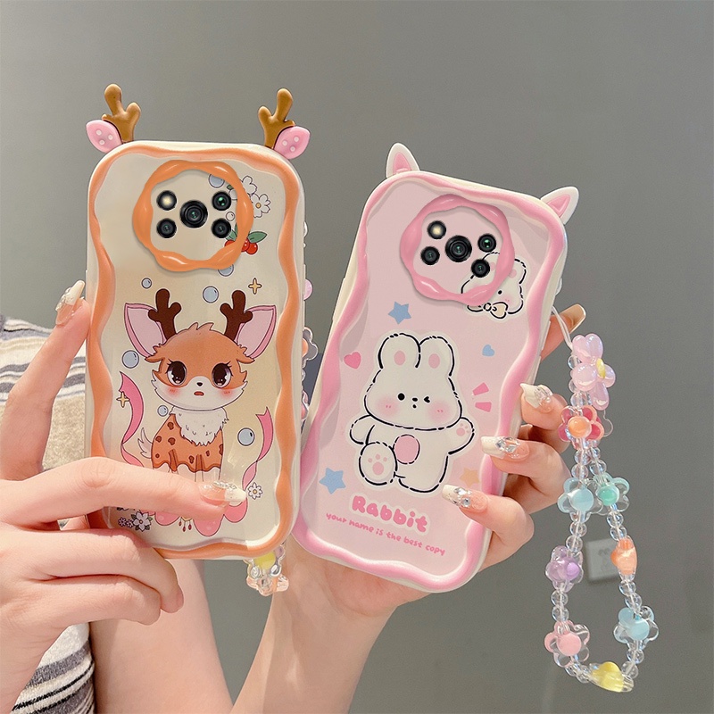 Ốp lưng poco x3  Dễ Thương Ốp Điện Thoại tpu Hình Tai Thỏ Đáng Yêu Cho poco x3 poco x3 pro poco x3 nfc