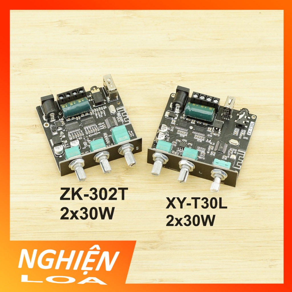 [NGHIỆN LOA] Mạch khuếch đại âm thanh bluetooth 5.0 2x30W XinYi XY-T30L - Wuzhi ZK-302T