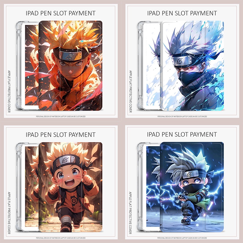 Uzumaki Bao Da Máy Tính Bảng In Hoạt Hình naruto Cho ipad air4 / 5 mini4 / 5 / 6 ipad ốp lưng ipad ố