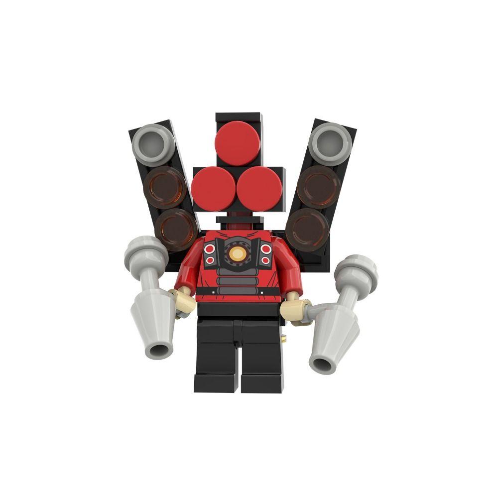 Daron1 Mô Hình Đồ Chơi toilet Tivi titan man skibidi mini Bằng Nhựa Có Thể Tháo Rời Làm Quà Tặng Giáng Sinh