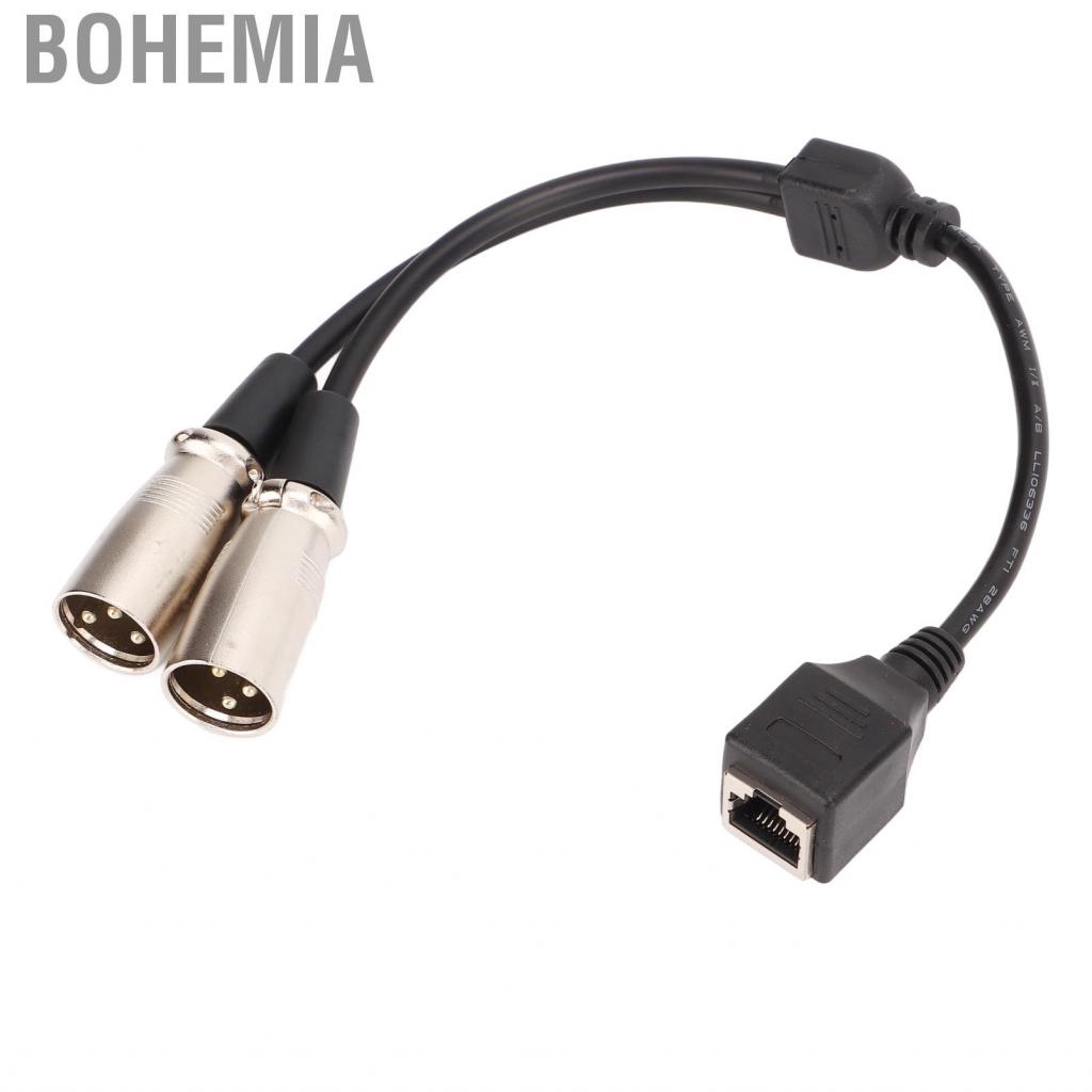 Bohemia RJ45 To XLR Female Mic Converter Cord Microphone Adapter Cable Set