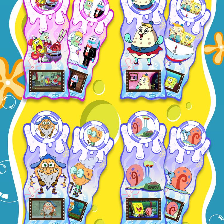 Bộ Sưu Tập Thẻ Bài Trò Chơi mystery board game spongebob squarepants first bullet