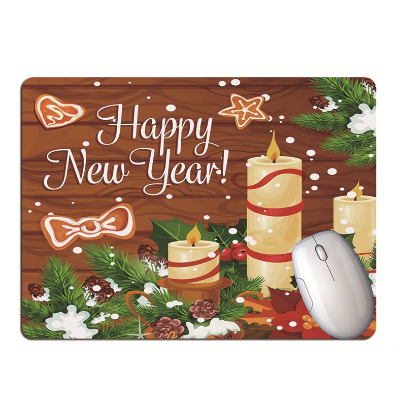 Tấm Lót Chuột Và Bàn Phím Họa Tiết Giáng Sinh Dễ Thương
