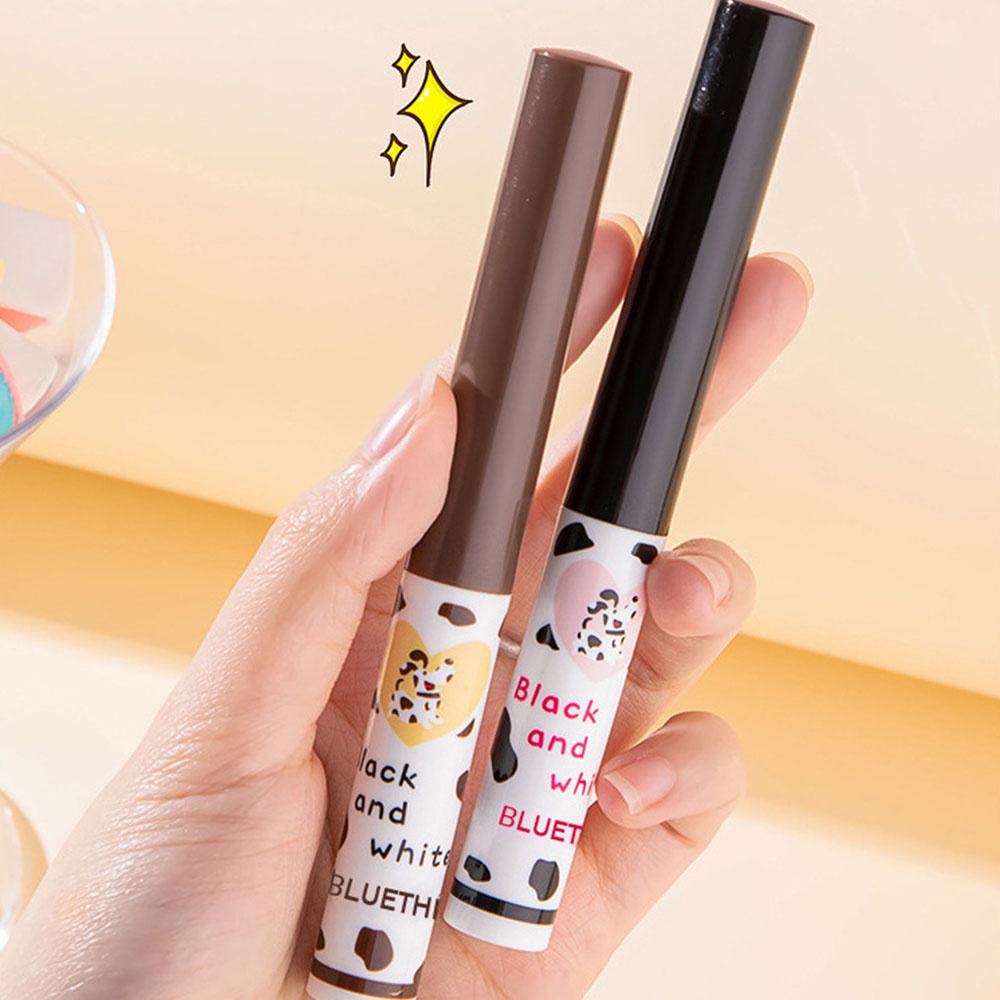 Mascara lâu trôi Mascara dày không có cặn Mascara làm bay hơi nhanh Mascara tự nhiên đầy đặn không vón cục Mascara kéo dài lông mi Sơn lót mảnh mai, trang điểm cao cấp châu Âu và Mỹ