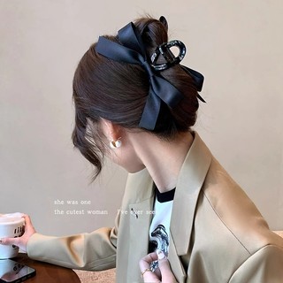 Mới kẹp tóc hình nơ màu đen thời trang