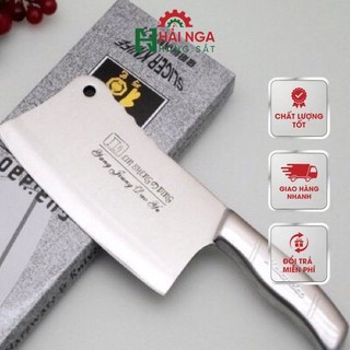 Dao chặt xương chặt gà vịt băm thịt D1 Dao Inox chặt xương siêu bền bỉ an toàn D1