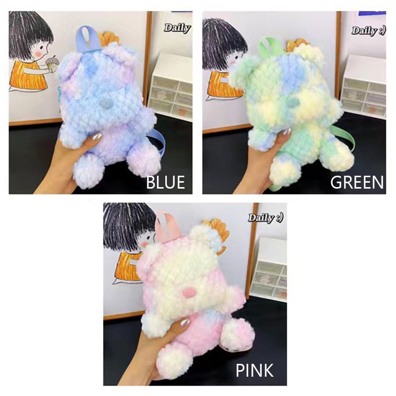 MOUSOON Túi Đeo Chéo Hình Gấu Hoạt Hình Nhiều Màu Sắc Dễ Thương