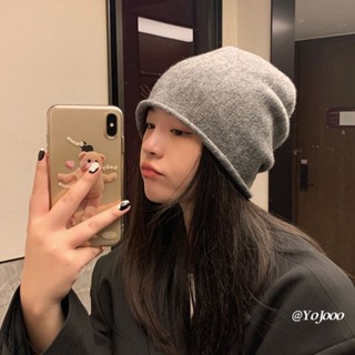 Mũ Len Dệt Kim Dáng Rộng Che Tai Giữ Ấm Mùa Thu Đông Phiên Bản Hàn Quốc Hợp Thời Trang Cho Nữ