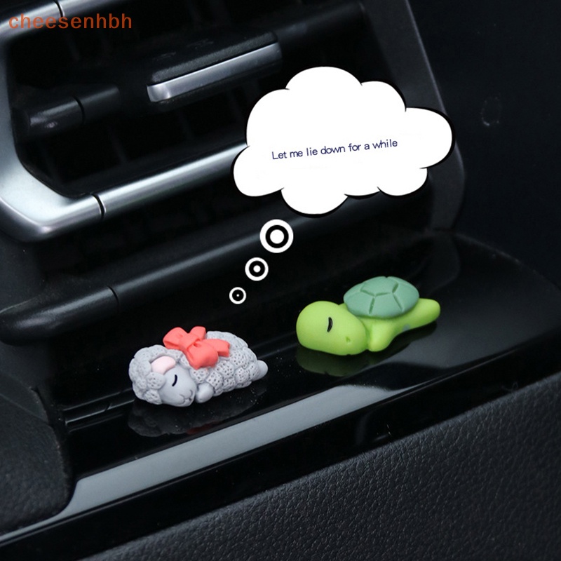Chehbh Đồ trang trí Động Vật Đang Ngủ mini Bằng Nhựa resin Dễ Thương Trang Trí Xe Hơi / Xe Máy vn