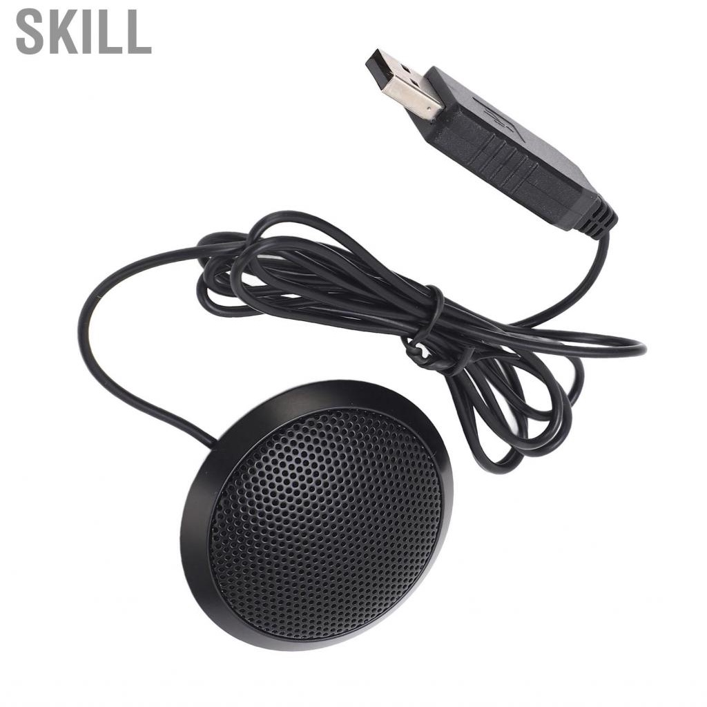 Skill USB Conference Microphone  360° 10ft Pickup Portable Compact Size for Online Class Meetings