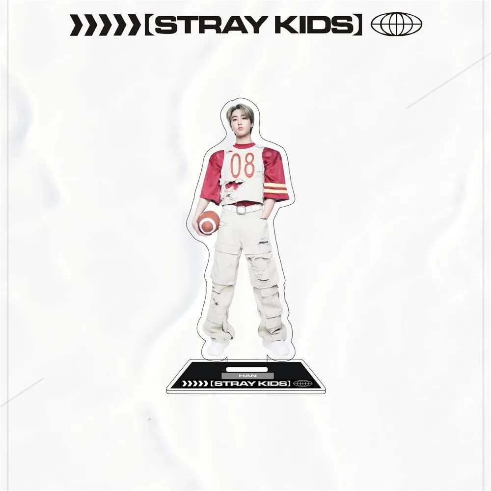 Mô hình Standee Kpop Stray Kids Hyunjin Felix Bangchan Lee Know Changbin Seungmin Phụ kiện trang trí để bàn góc học tập